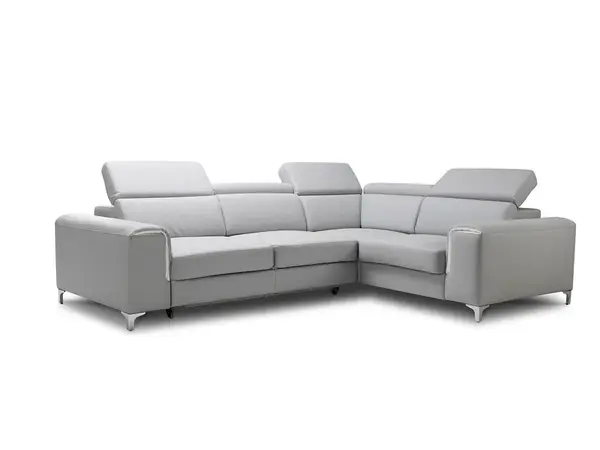 Sedací souprava Genova 3 Provedení: Levá varianta, Nožičky: Černé, látka: Monolith 79