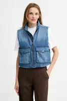 Džínová vesta G-Star 2-Pkt Padded modrá barva, přechodná, D26944-E090