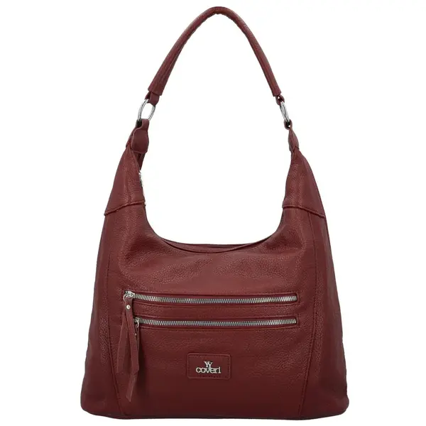 Dámská kabelka přes rameno vínová - Coveri Anife