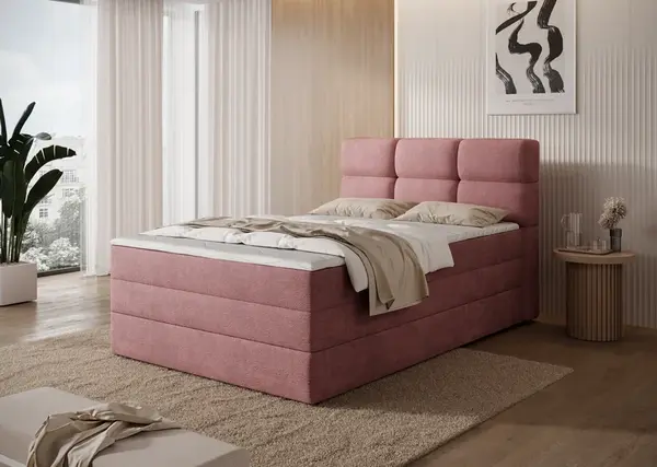 Boxspring Kasped Rozměr: 140 x 200 cm, látka: Touch 24
