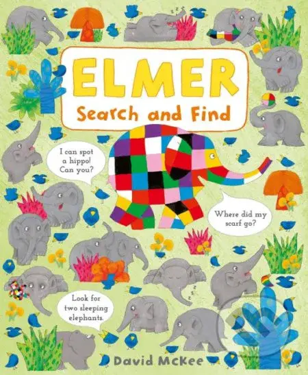 Elmer Search and Find - David McKee - kniha z kategorie Pohádky
