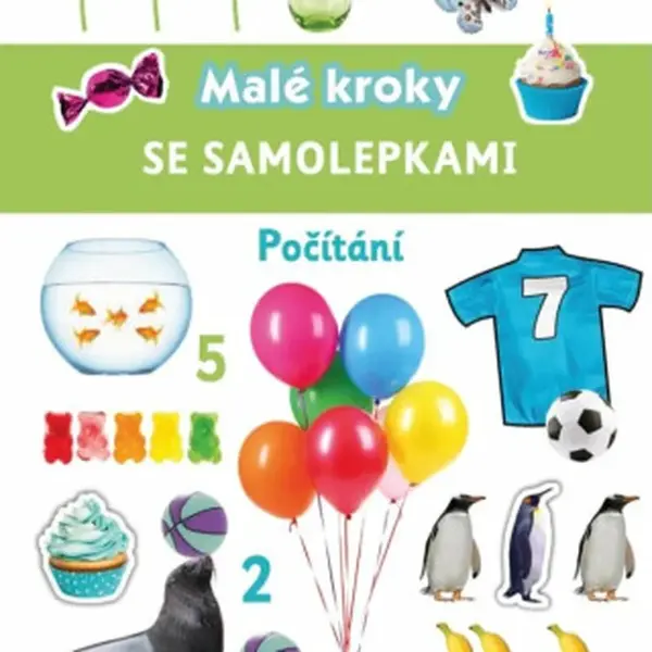 Počítání - Malé kroky se samolepkami 5+