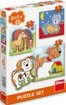 Puzzle Zvířátka 3–5 dílků baby