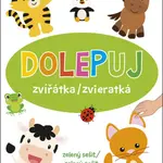 Dolepuj zvířátka - zelený sešit