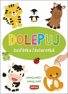 Dolepuj zvířátka - zelený sešit