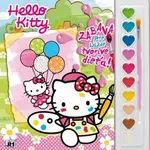 Vymaľovanka s farbami Hello Kitty
