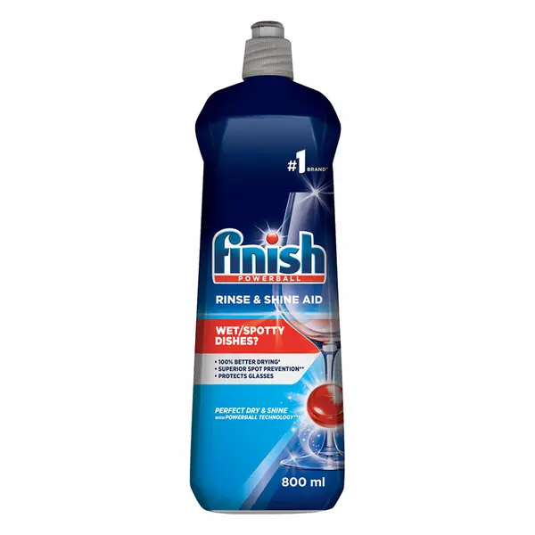 FINISH Rinse & Shine Leštidlo do myčky nádobí Regular 800 ml