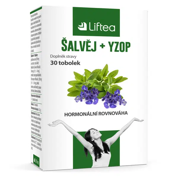 LIFTEA Šalvěj + yzop 30 tobolek