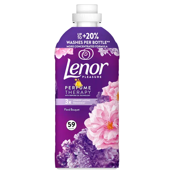 LENOR Amethyst & Flower Bouquet Aviváž 59 praní 1,239 l