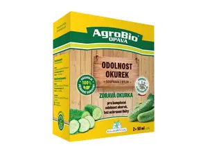 Přípravek pro odolnost okurek AGROBIO Zdravá Okurka 2x50ml