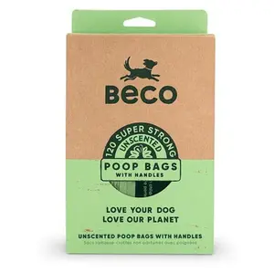 BECO Sáčky na psí exkrementy s ouškem 120 ks