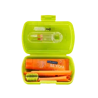 CURAPROX Travel set ORTHO zelený 1 kus
