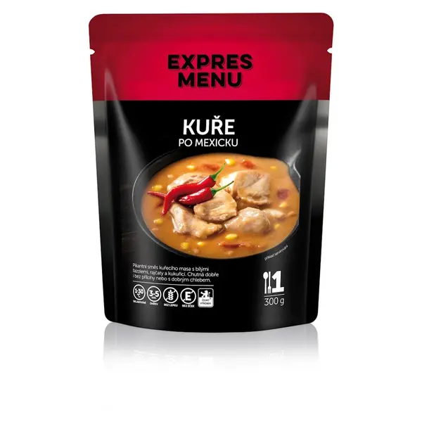EXPRES MENU Kuře po mexicku bez lepku 1 porce