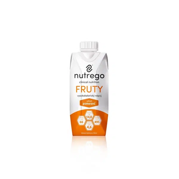 NUTREGO FRUTY Výživa pomeranč 12 x 330 ml