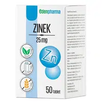 EDENPHARMA Zinek 25 mg 50 tablet