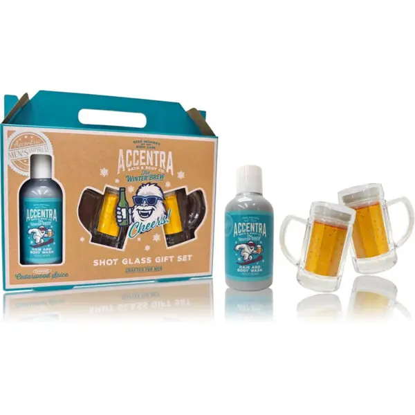Accentra The Winter Brew Shot Glass Gift Set dárková sada pro muže