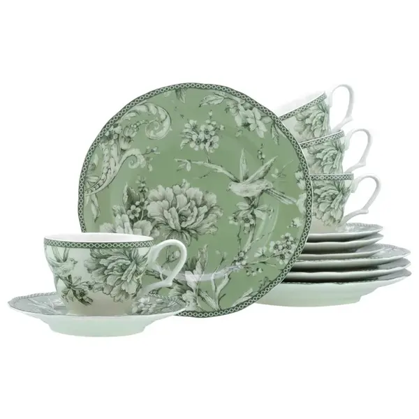 Creatable KÁVOVÁ SOUPRAVA Adelaide Grün 12dílné