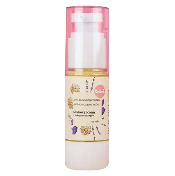 KVITOK Denní švestkový krém s kolagenem a Q10 50+ 30 ml