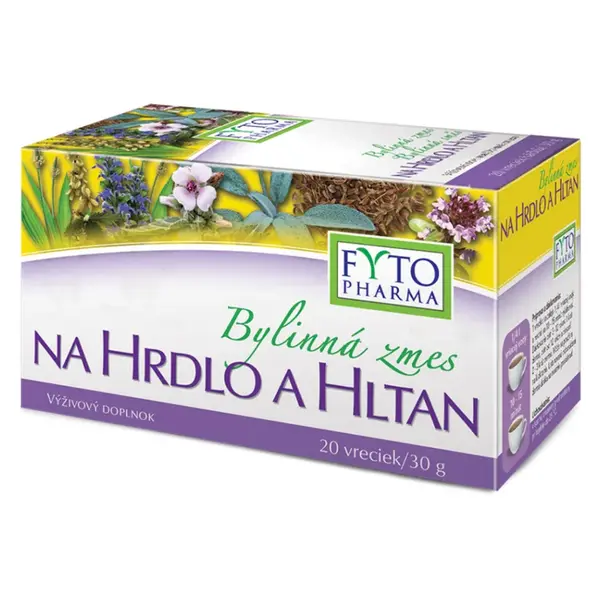 FYTOPHARMA Bylinná směs na hrdlo a hltan 20 x 1,5 g
