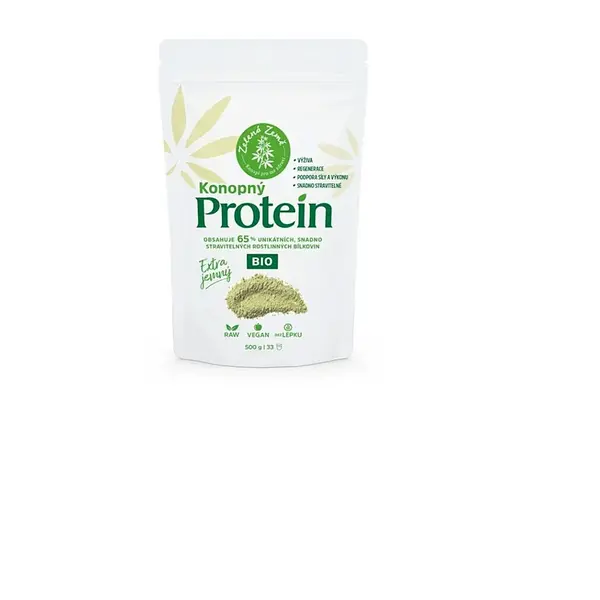 ZELENÁ ZEMĚ Konopný protein bio extra jemný 500 g