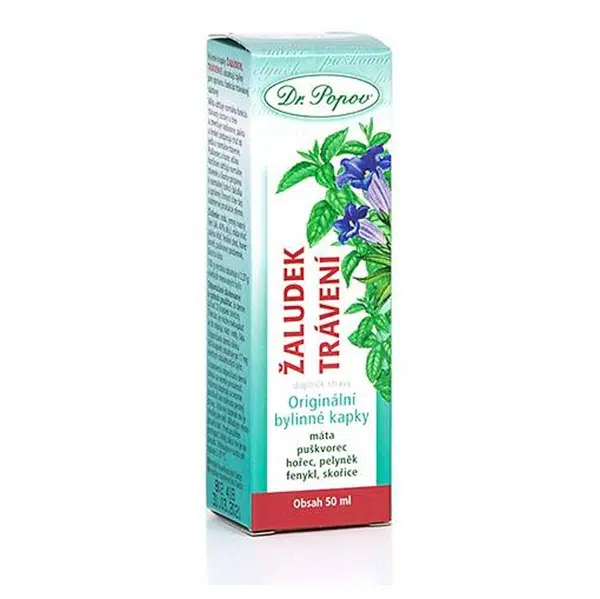 DR.POPOV Kapky bylinné žaludek-trávení 50 ml