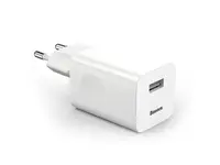 Adaptér USB BASESUS White 24W
