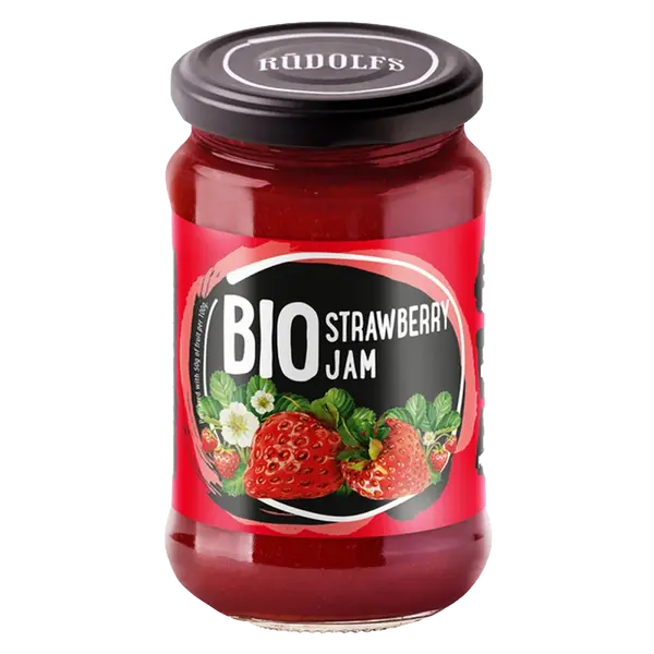 RUDOLFS Jahodový džem BIO 400 g