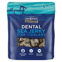 FISH4DOGS Dentální pamlsky pro psy mořská ryba rybičky 115 g