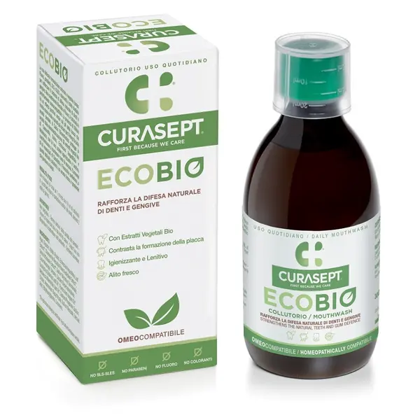 CURASEPT Ústní voda Ecobio 300 ml