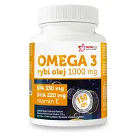 NUTRICIUS Omega 3 rybí olej 1000 mg 150 kapslí