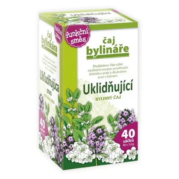 BYLINÁŘ Uklidňující bylinný čaj 40 sáčků