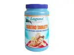 Multifunkční tablety pro chlorovou dezinfekci bazénové vody LAGUNA 4v1 Quatro 2,4kg