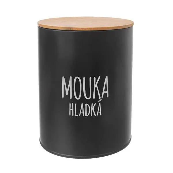 Dóza ORION Black Hladká Mouka 13cm