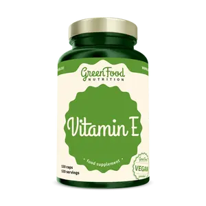 GREENFOOD NUTRITION Vitamin E 120 kapslí