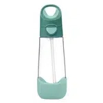 B.BOX Láhev na pití s brčkem emerald forest 9m+ 600 ml