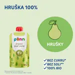 SALVEST Põnn Ovocná kapsička Hruška od 4.měsíce 100% BIO 100 g