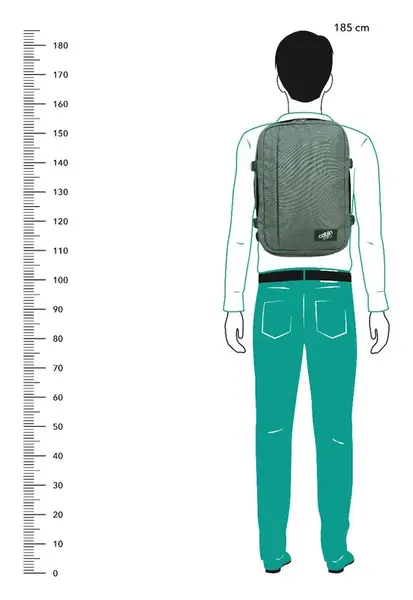 Cestovní batoh do letadla CabinZero Classic Plus 32L Georgian Khaki