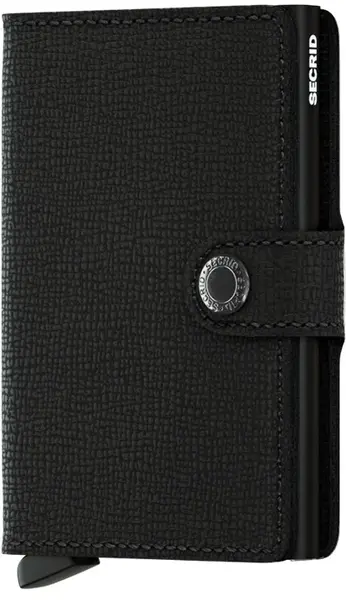 Kožená mini peněženka Secrid Miniwallet Crisple Black