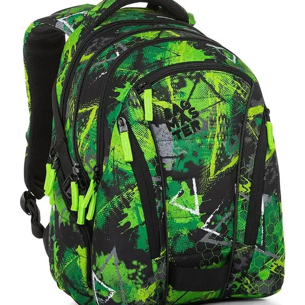 Školní batoh Bagmaster Bag 23 A Green/Black