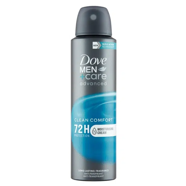 DOVE Men+Care Advanced Clean Comfort Antiperspirant sprej 150 ml