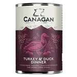 CANAGAN Turkey & duck dinner konzerva pro psy 400 g