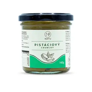 NATU Pistaciový krém crunchy 140 g