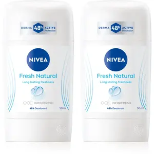 NIVEA Fresh Natural tuhý deodorant výhodné balení
