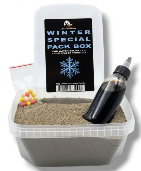 Method feeder fans set box winter special 700 g + csl 100 ml + pop up 7 mm 10 ks