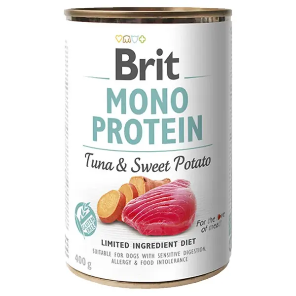 BRIT Mono Protein Tuna & Sweet Potato konzerva pro psy 400 g