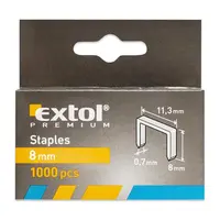Spony 8mm 11,3x0,52x0,70mm EXTOL PREMIUM 8852502 1000ks