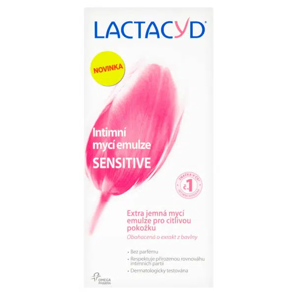 LACTACYD Intimní mycí emulze Sensitive 200 ml