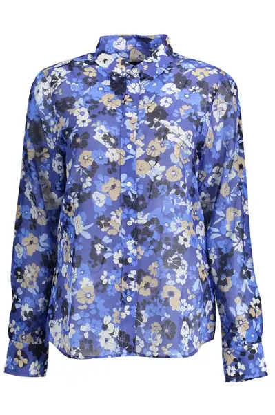 GANT WOMEN'S LONG SLEEVE SHIRT BLUE