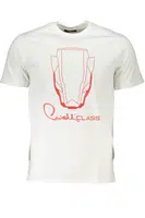CAVALLI CLASS MEN'S SHORT SLEEVED T-SHIRT WHITE