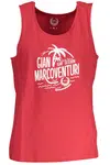 GIAN MARCO VENTURI MEN'S RED TANK TOP